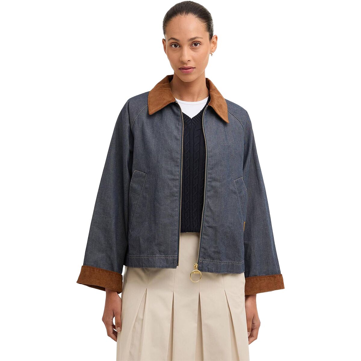 Image of Barbour Freckleton Casual Jacket - Women's Indigo / Dress, US 10/UK 14