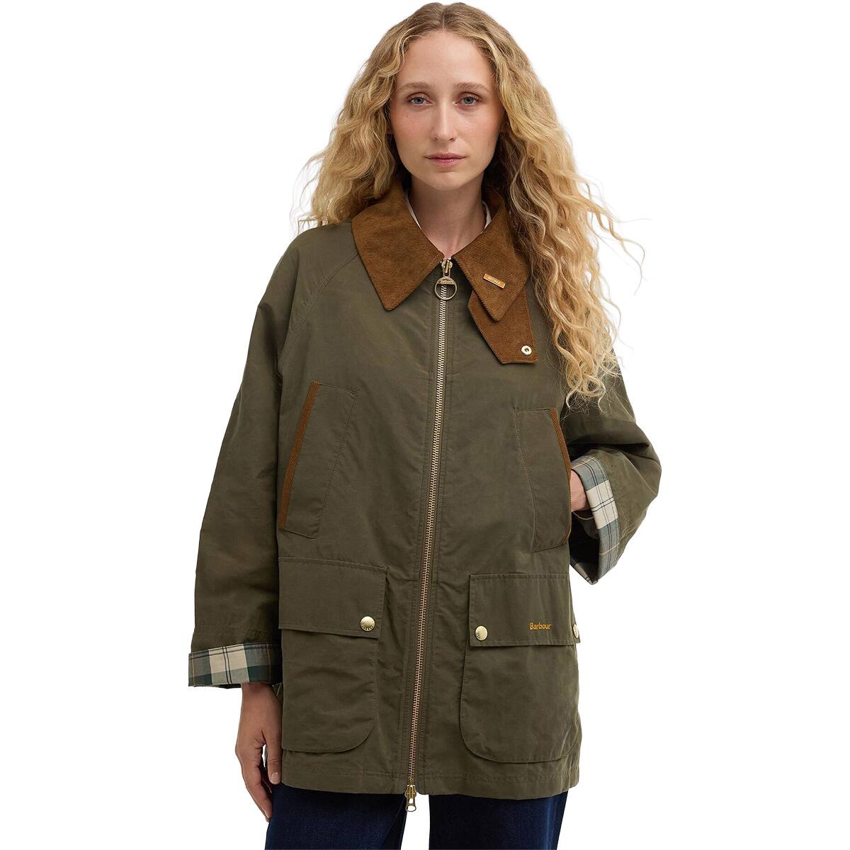 Image of Barbour Icons Bedale Showerproof Jacket - Women's Ivy Green/Ancient, US 8/UK 12