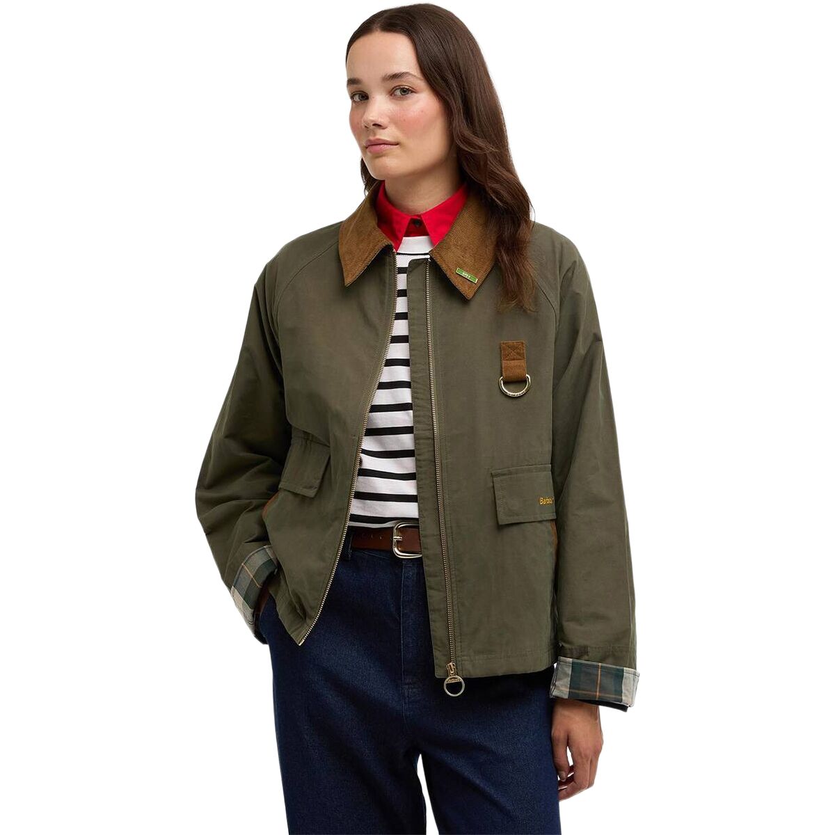 Image of Barbour Icons Spey Showerproof Jacket - Women's Ivy Green/Ancient, US 14/UK 18