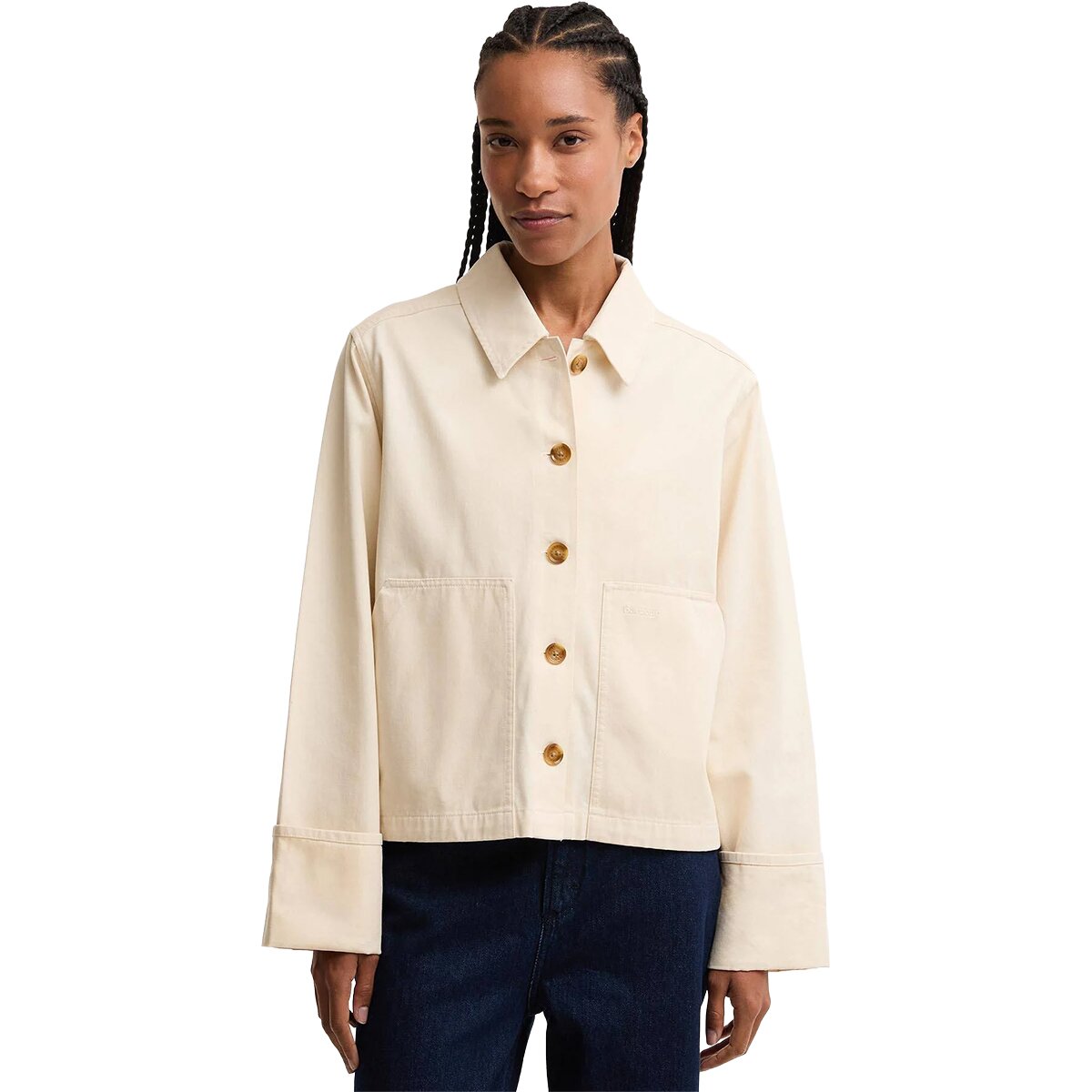 Image of Barbour Aylesby Overshirt - Women's Original Ecru, US 10/UK 14