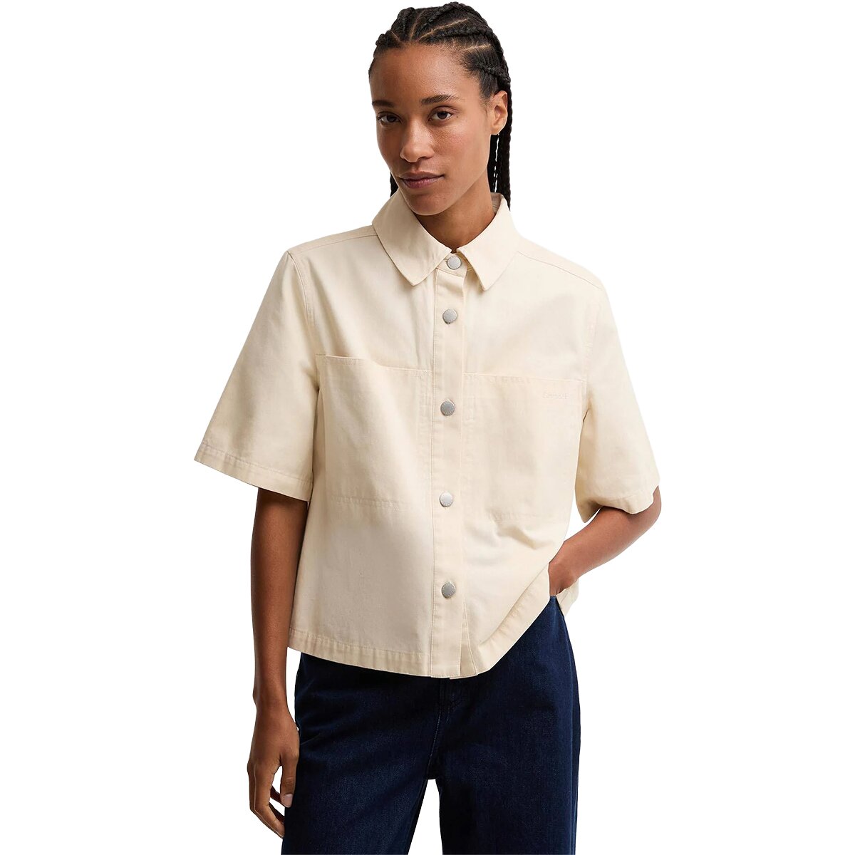 Image of Barbour Aylesby Shirt - Women's Original Ecru, US 10/UK 14