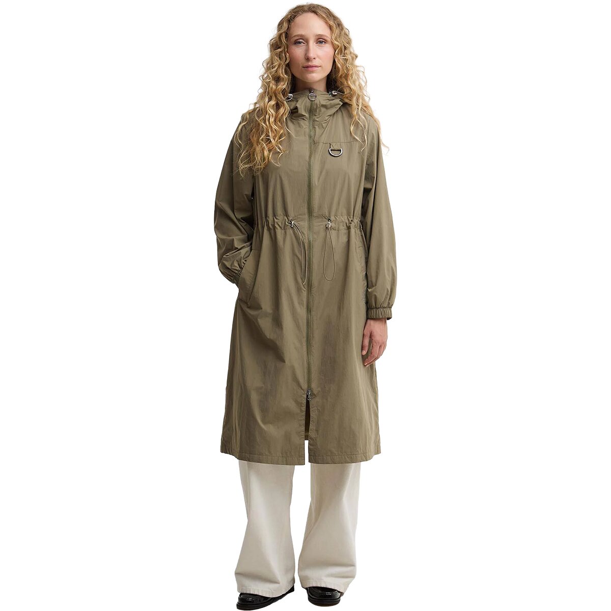 Image of Barbour Gracefield Showerproof Jacket - Women's Dusky Green, US 6/UK 10
