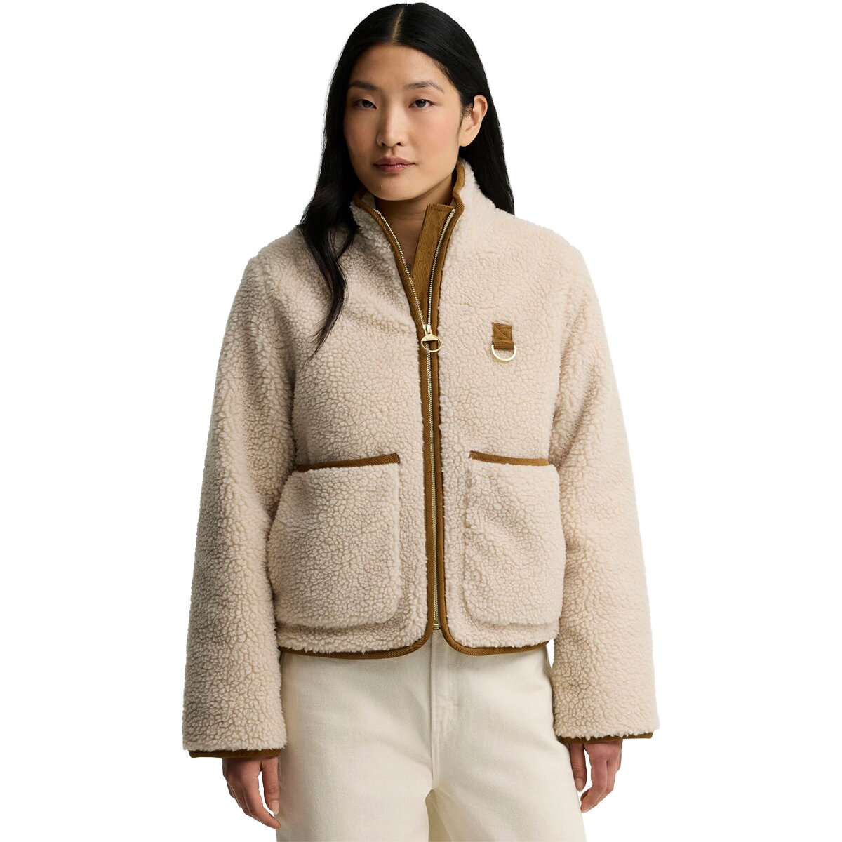 Barbour Barbour Elenora Casual Fleece Jacket - Women's Ecru, US 4/UK 8 - $300.00 at Backcountry.com