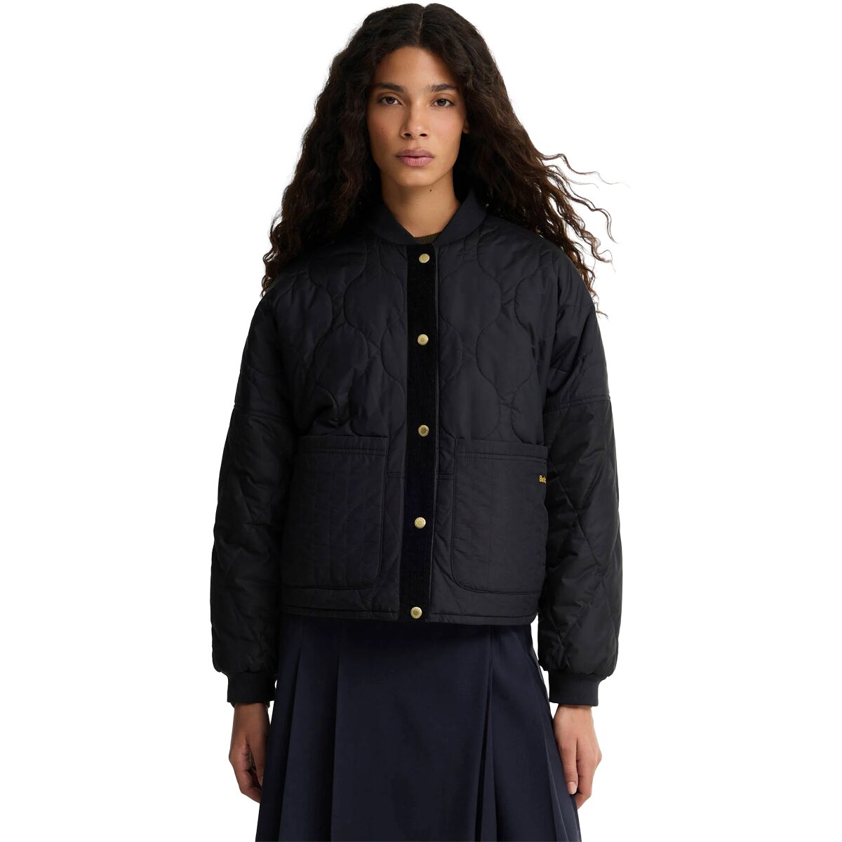Barbour Barbour Ravenshill Reversible Quilted Jacket - Women's Black/Shadow Classic, US 14/UK 18 - $390.00 at Backcountry.com