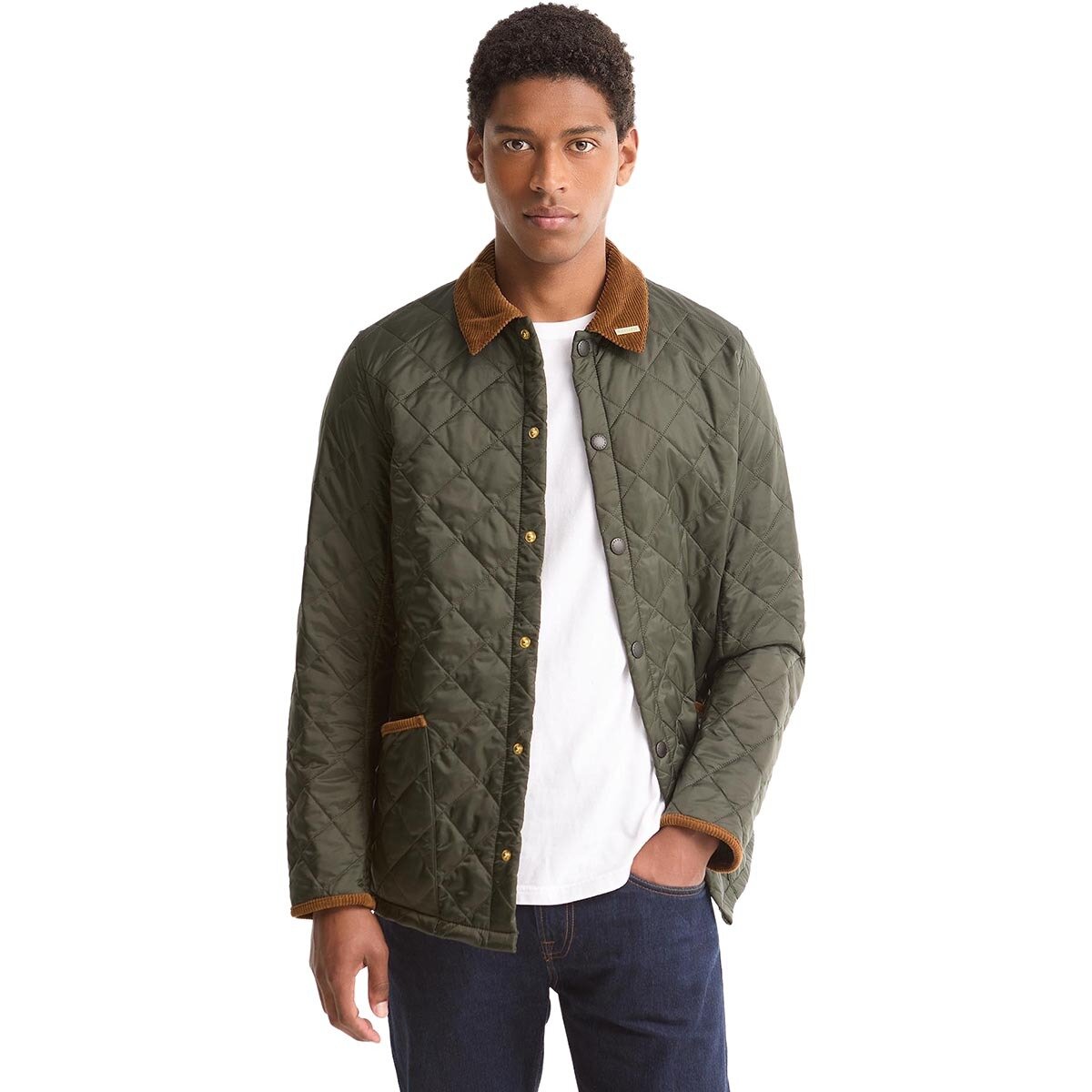 Image of Barbour Icons Heritage Liddesdale Quilted Jacket -Men's Sage, M