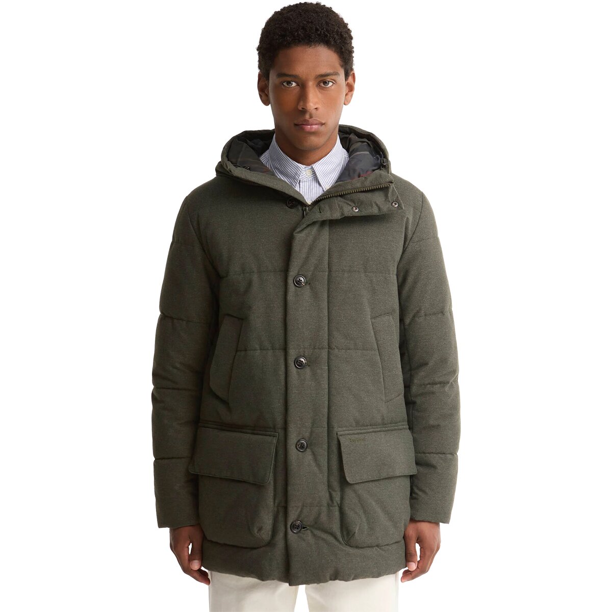 Barbour Winter Bedale Puffer Jacket - Men's Dark Sage, XL