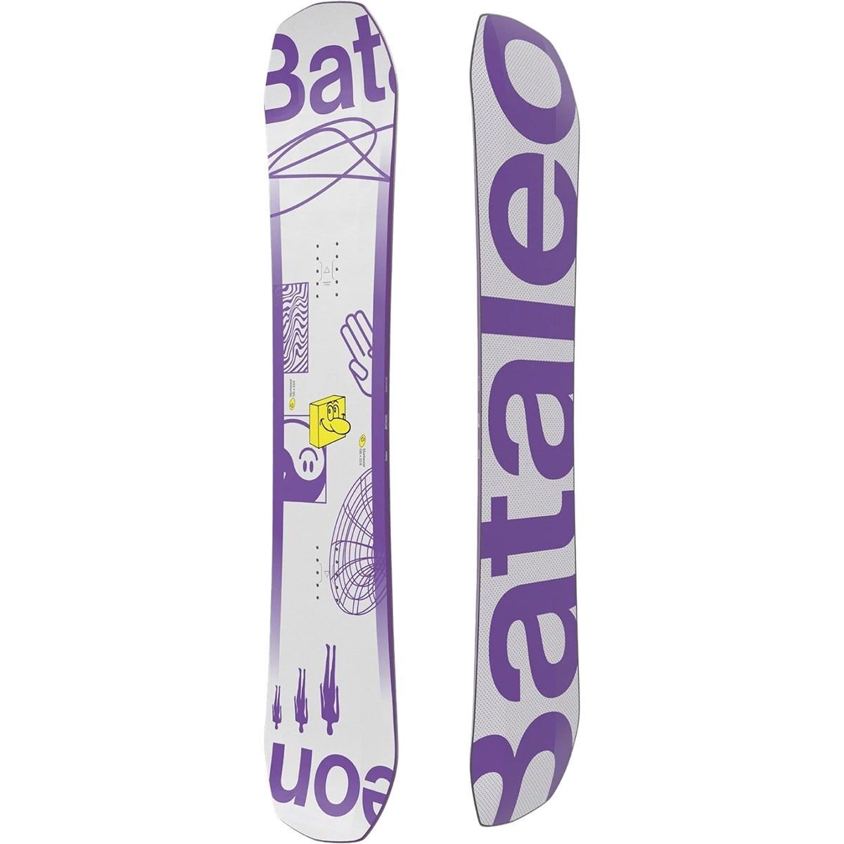 Bataleon Stuntwood Snowboard - 2025 - Kids' Purple, 135cm