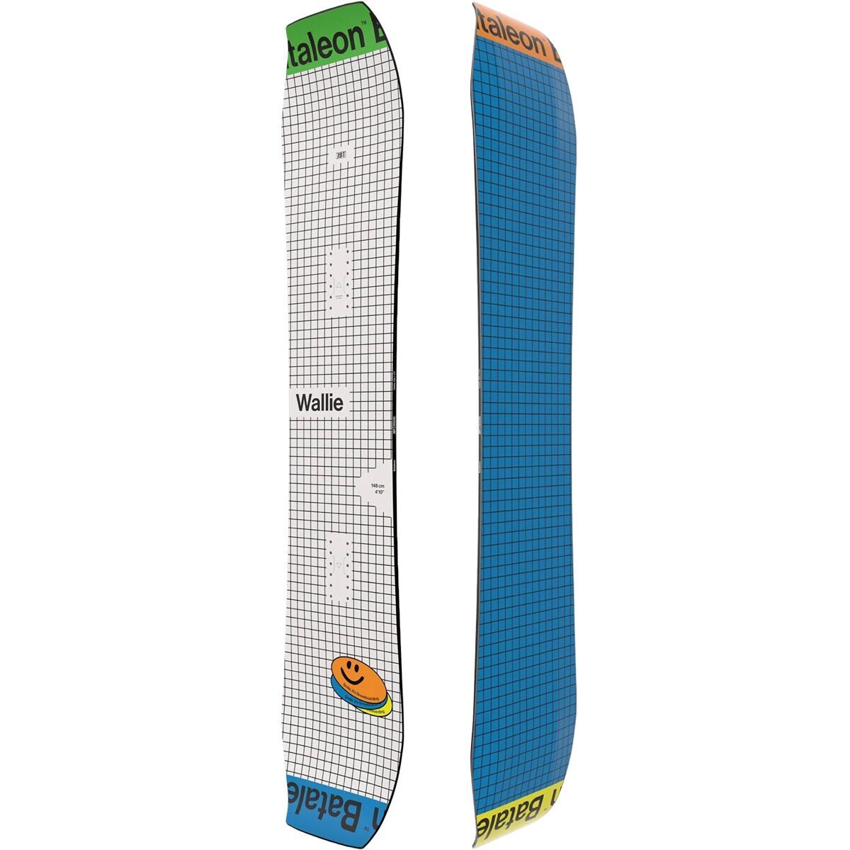 Bataleon Wallie Snowboard - 2025 White, 138cm