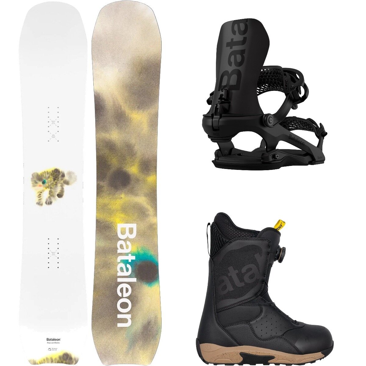 Bataleon Whatever X RvM w/ Twist BOA + Blaster AW FASE Snowboard Pkg 2027