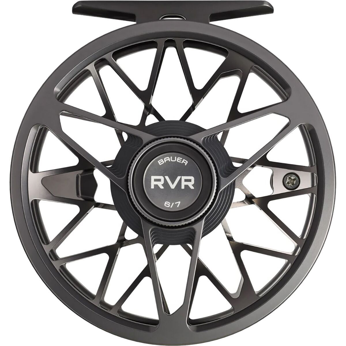 Image of Bauer Reels RVR Fly Reel Charcoal/Silver, 4/5