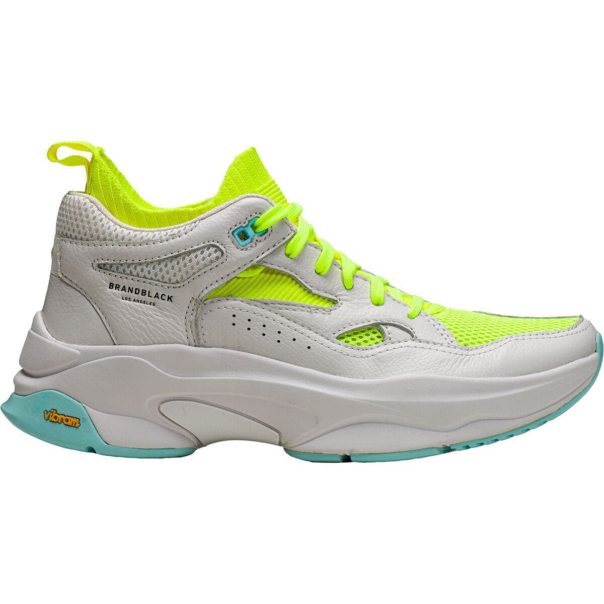 Brandblack Saga Shoe - Men's White Lime, 7.0