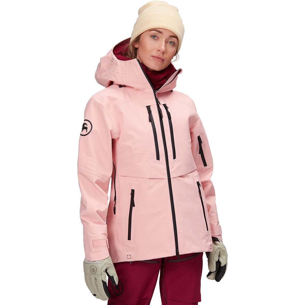 women's pullover snow jacket