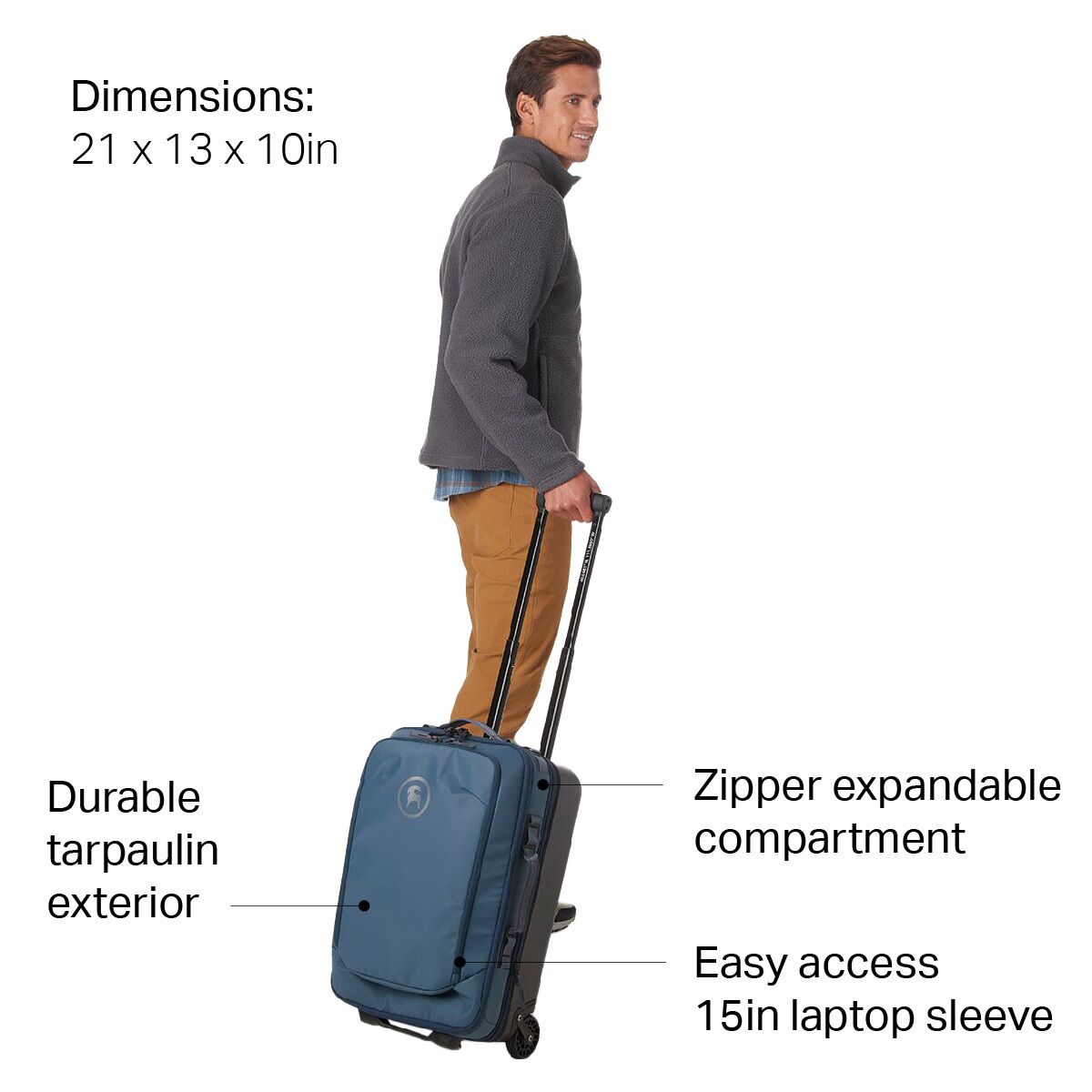 Backcountry Antigua 40L Roller Bag Travel