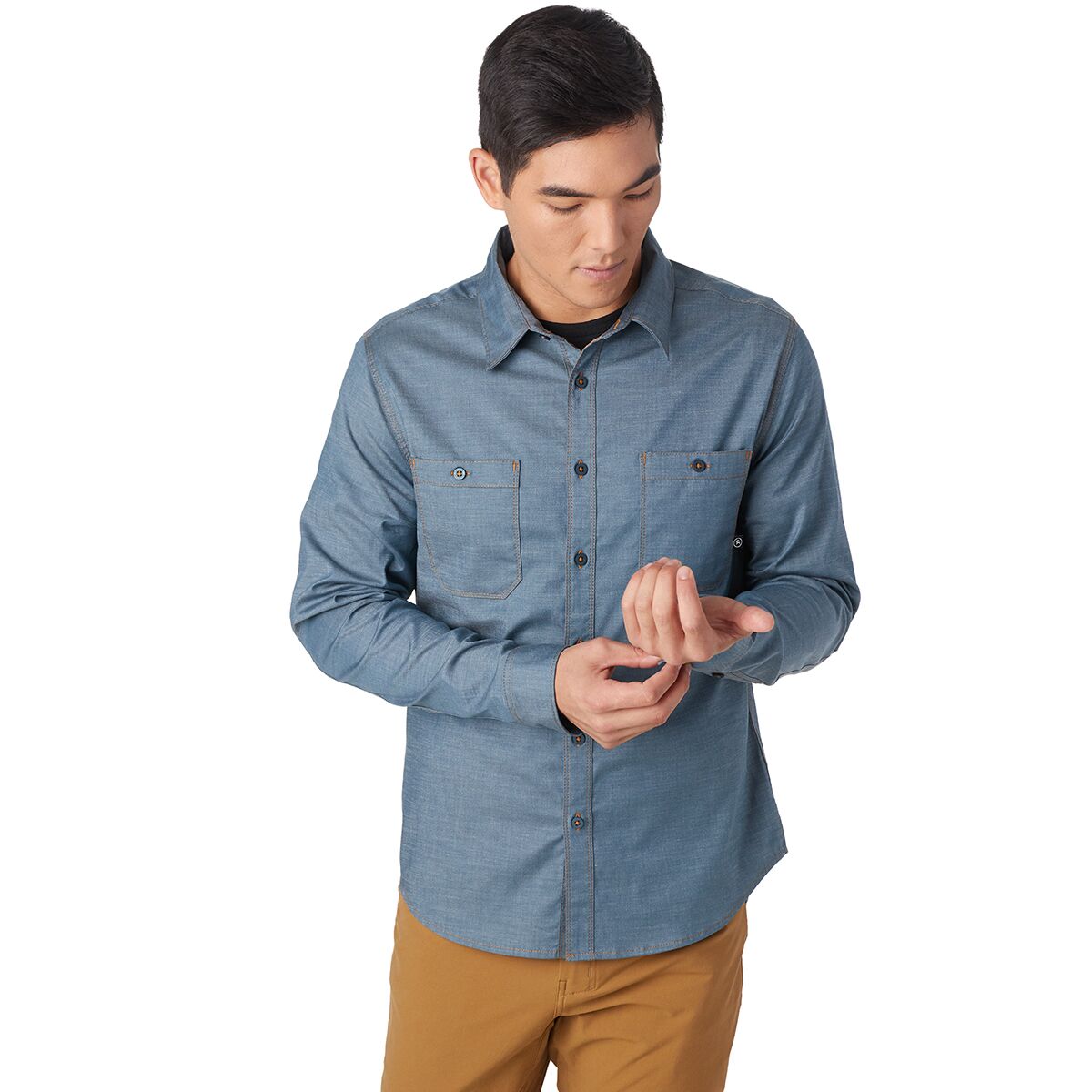 Backcountry Aven Chambray Button-Up Shirt - Men's