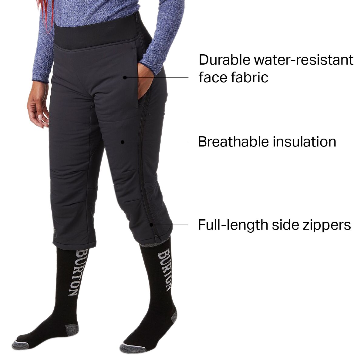 Backcountry Wolverine Cirque 3/4 Insulated Pant - Women's - Clothing