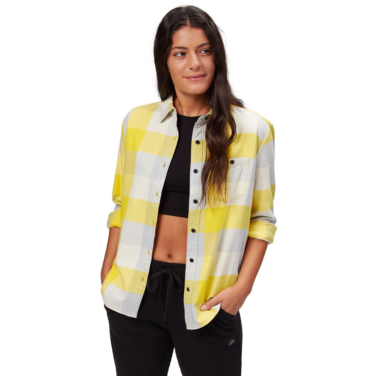 Backcountry Fendler Flannel - Past Season - Women's Marigold Plaid, M