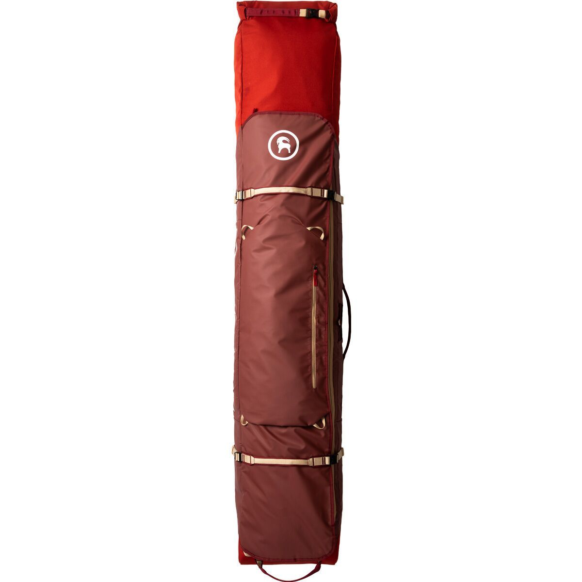 Backcountry All Around Double Ski & Snowboard Rolling Bag Fired Brick/Bossa Nova, One Size