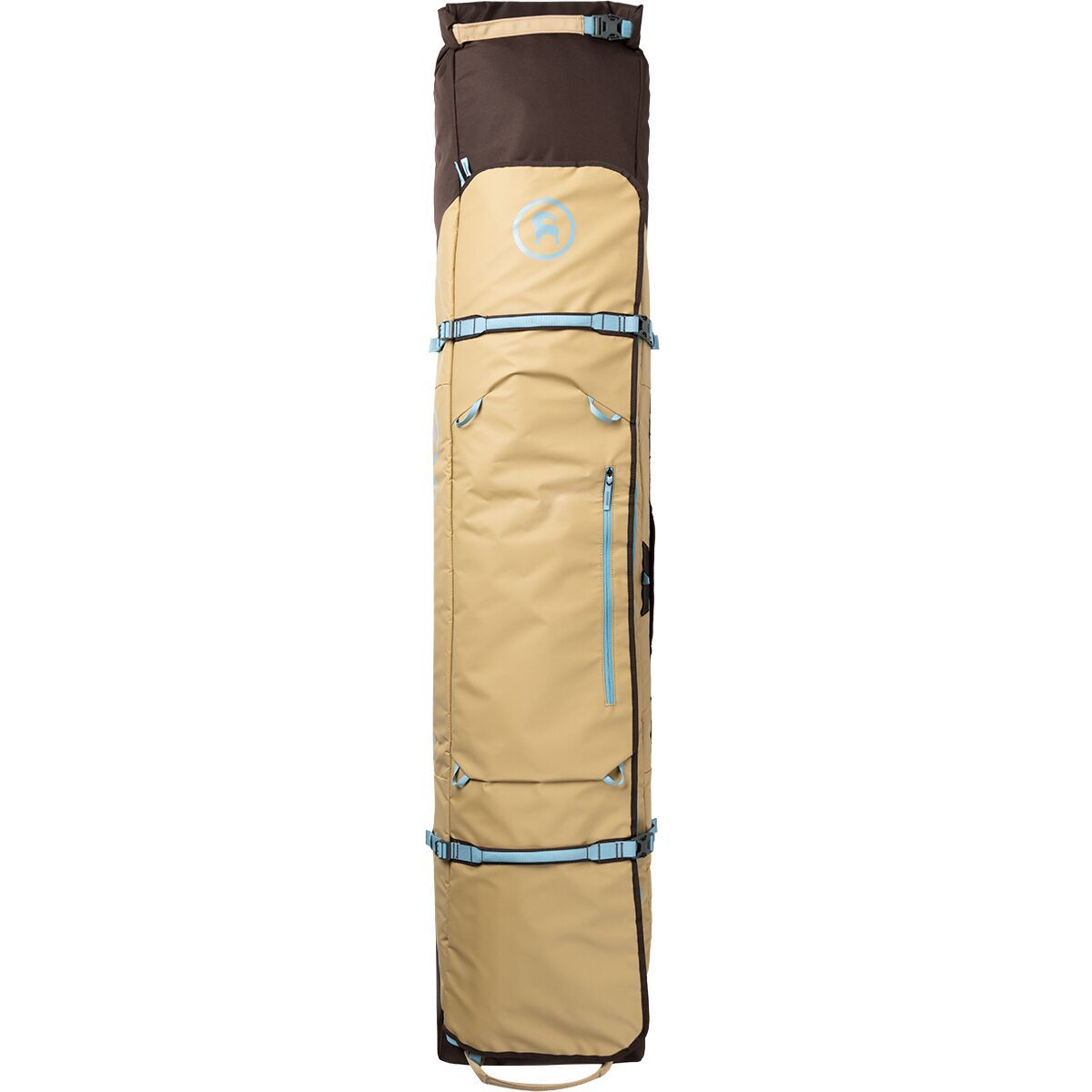 Backcountry All Around Double Ski & Snowboard Rolling Bag Pika/Cold Brew, One Size