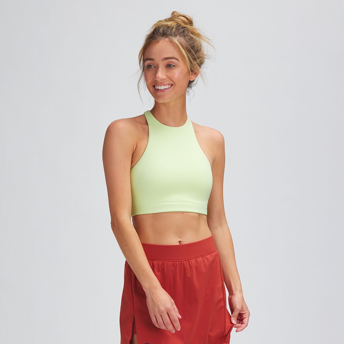 Backcountry Mesh Back Bra Top - Past Season - Women's Shadow Lime, L
