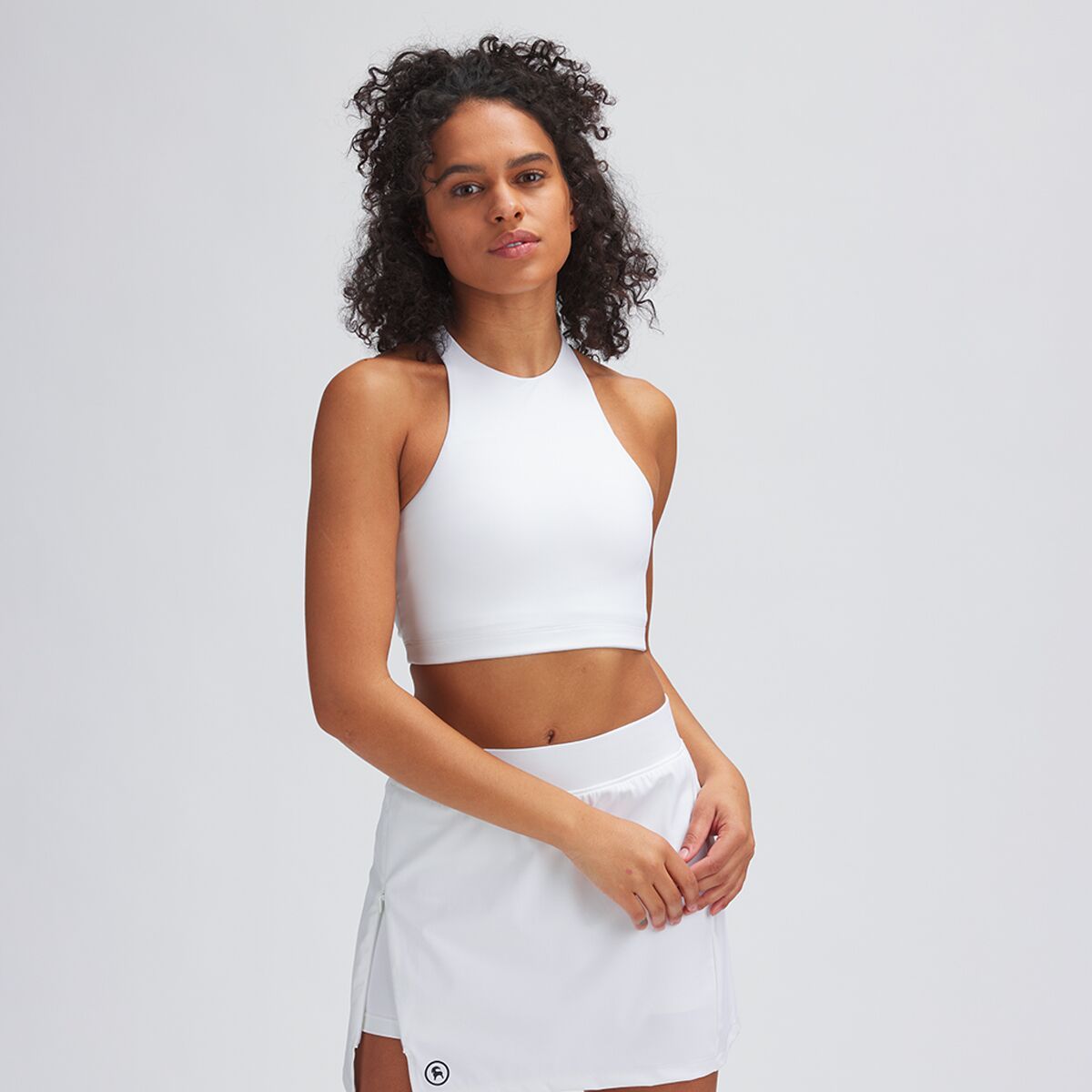 Backcountry Mesh Back Bra Top - Past Season - Women's White, XS