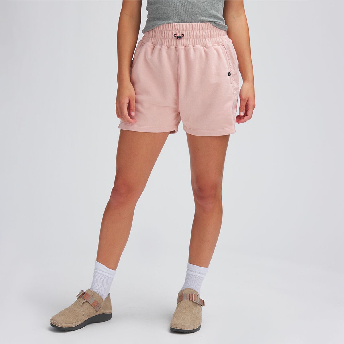 Backcountry French Terry Short - Past Season - Women's Evening Sand/Sangria, M