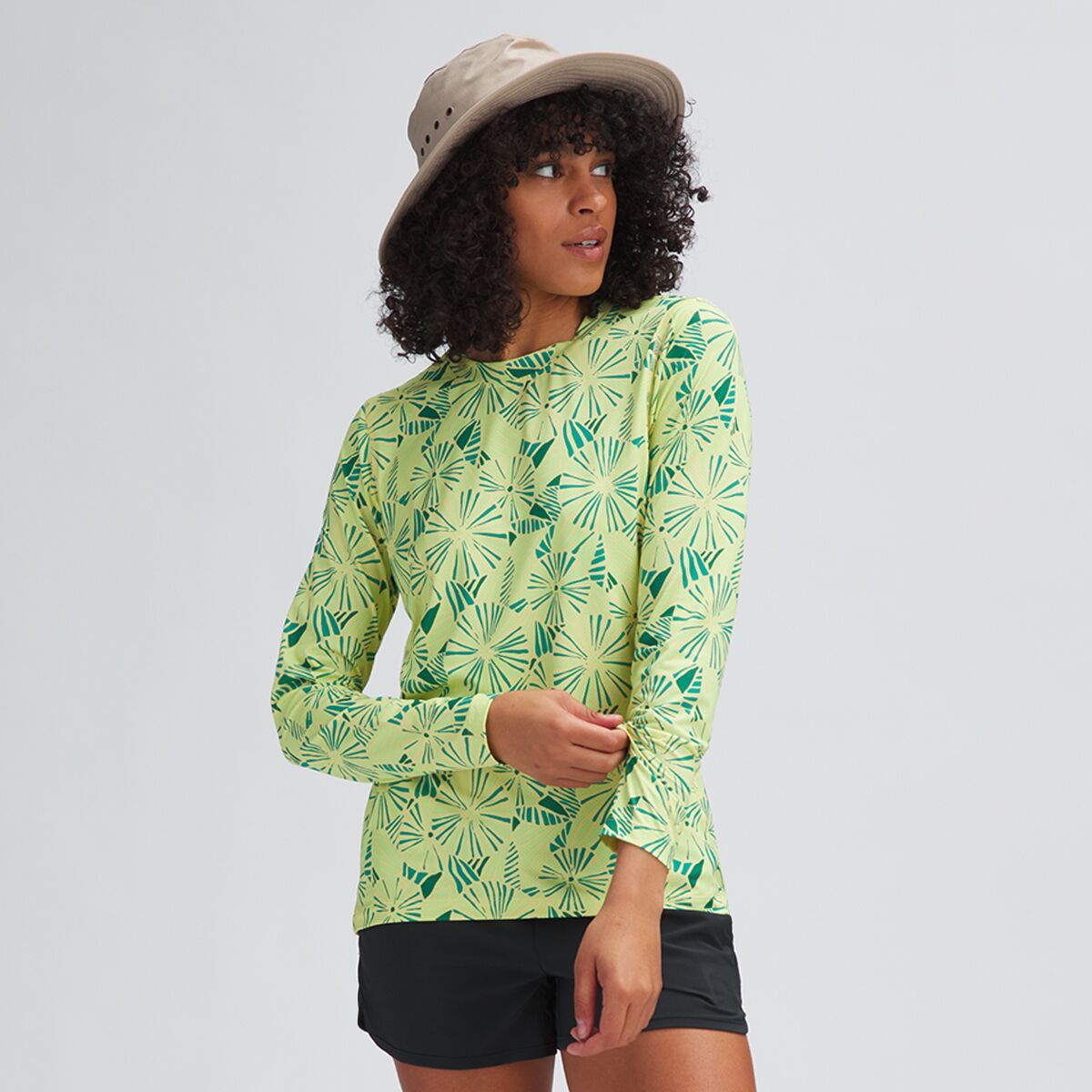 Backcountry Tahoe Sun Crew - Women's Popcorn Floral Print, L