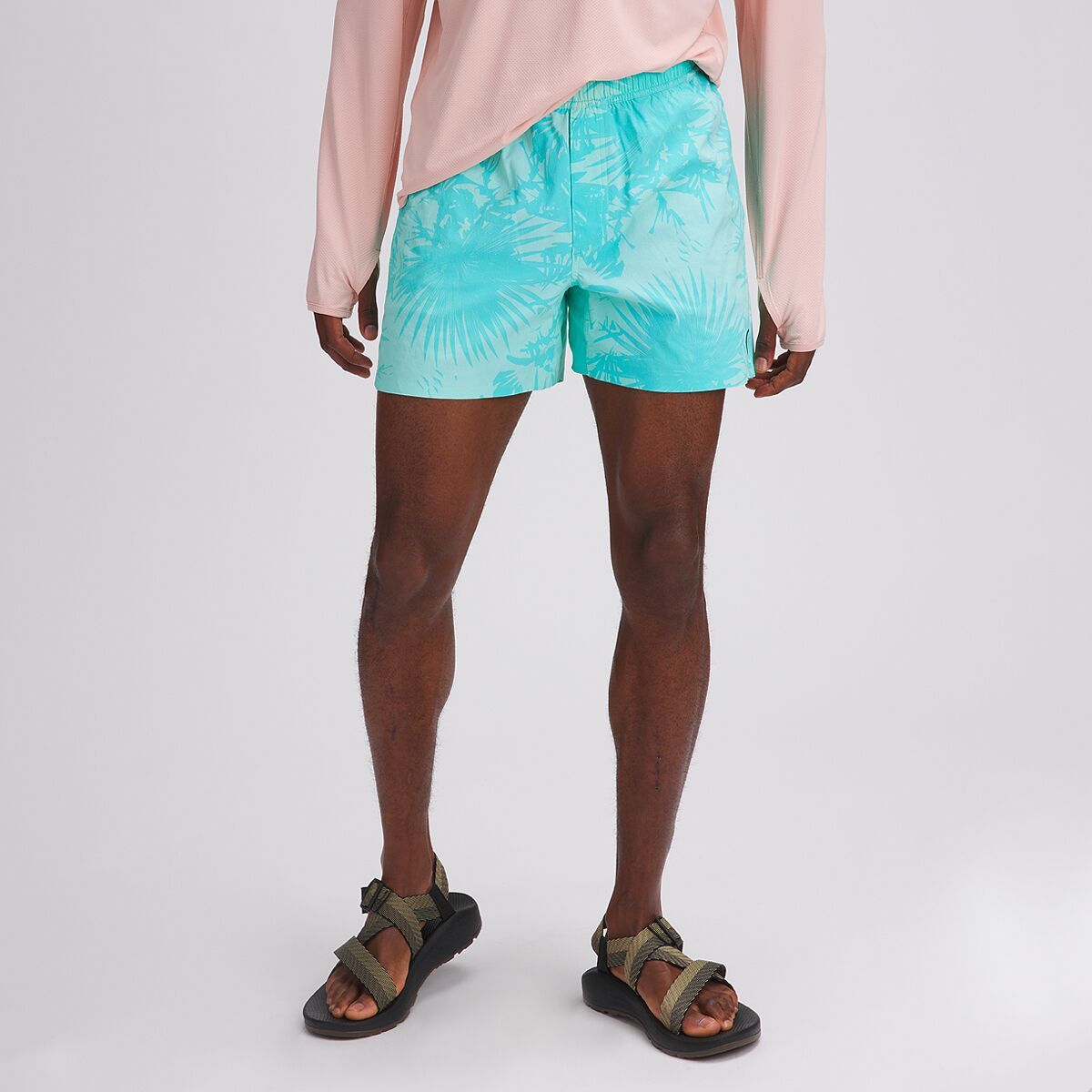 Backcountry 5in River Short - Men's Clearwater Print, XL