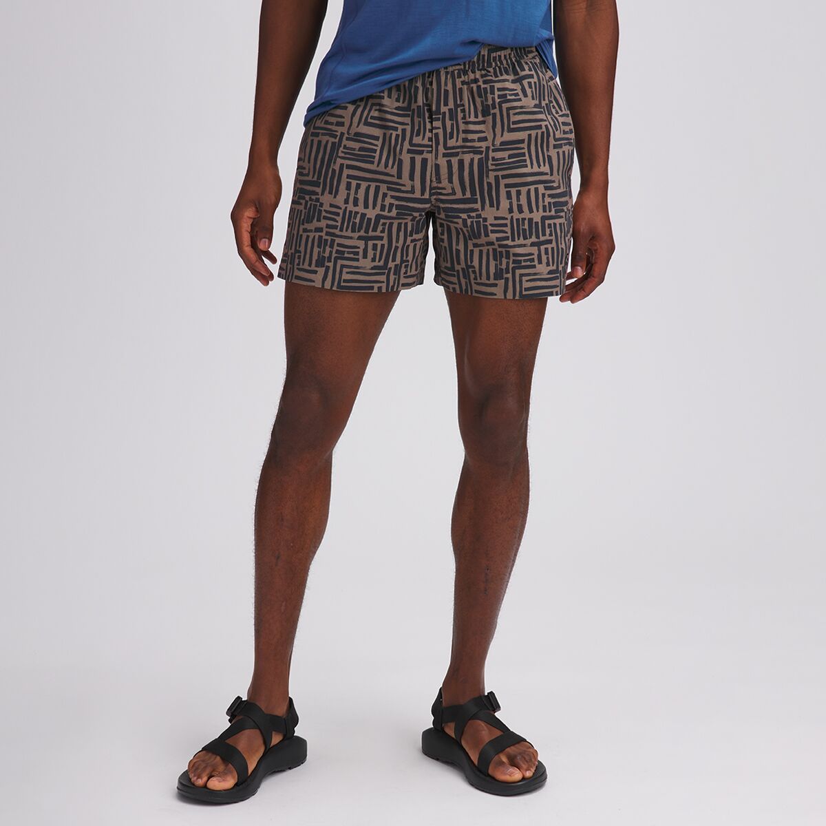 Backcountry 5in River Short - Men's Fossil Print, XXL