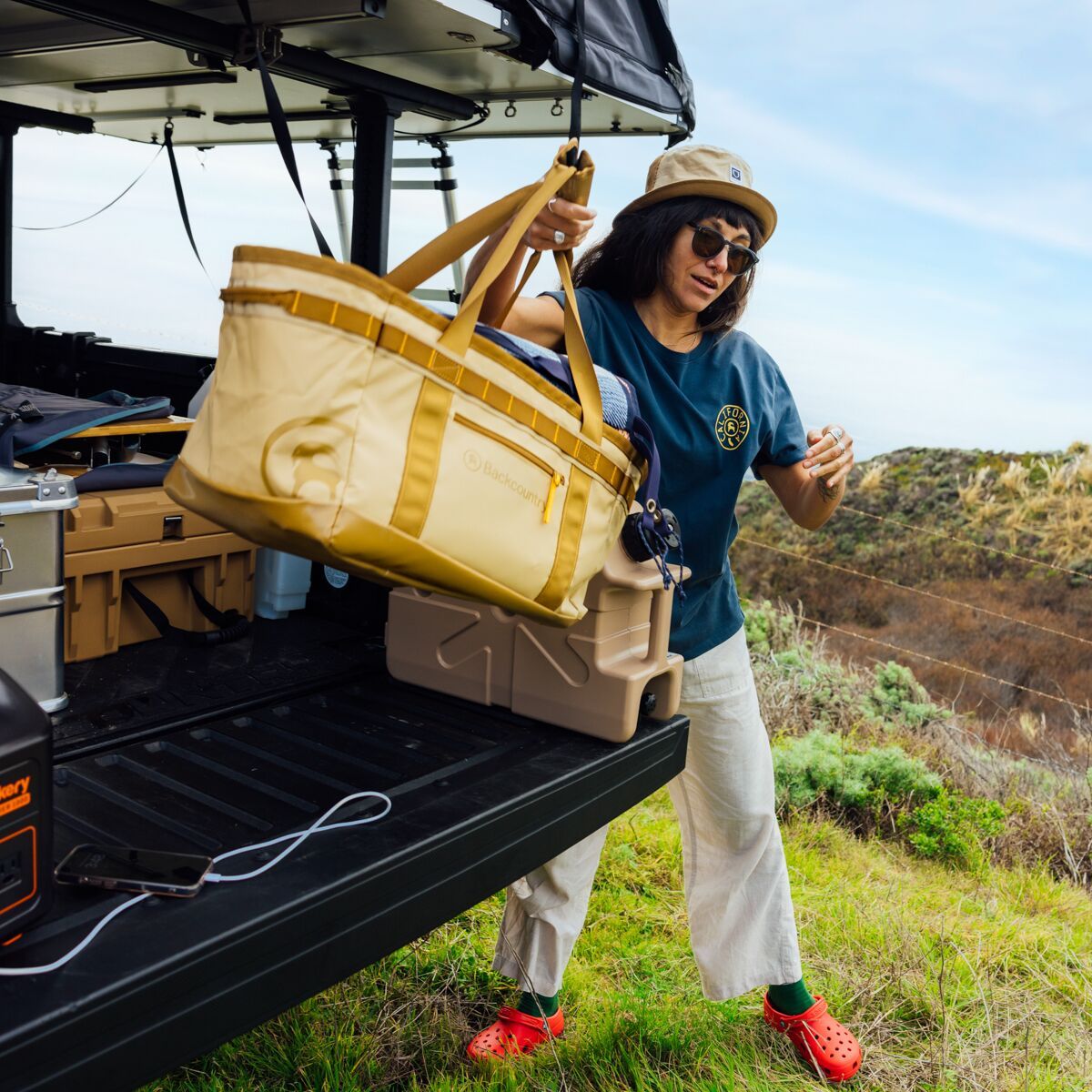 Backcountry All Around 36L Gear Tote Bistre/Starfish, One Size