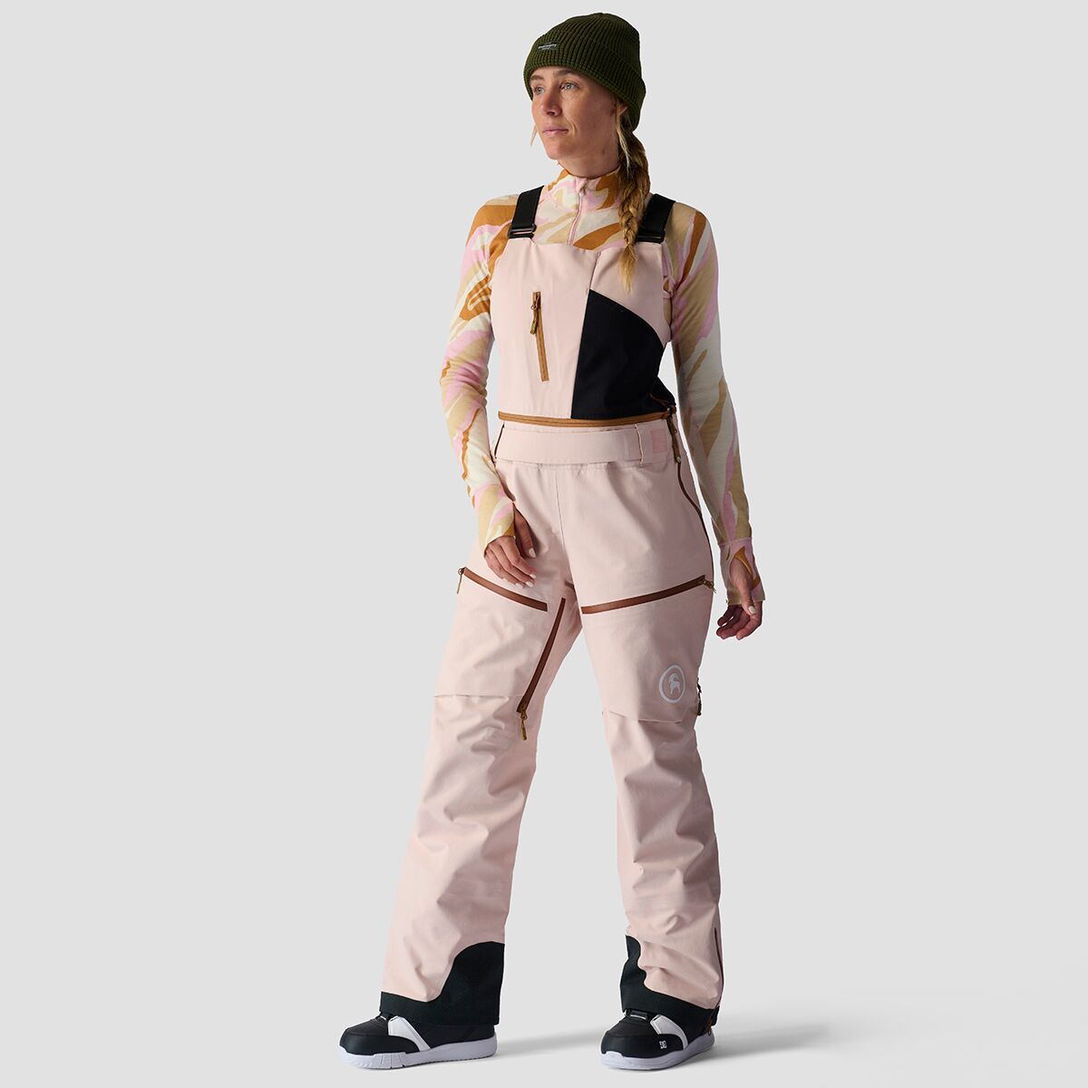 Backcountry Cottonwoods GORE-TEX Bib Pant - Women's Peach Whip, XL