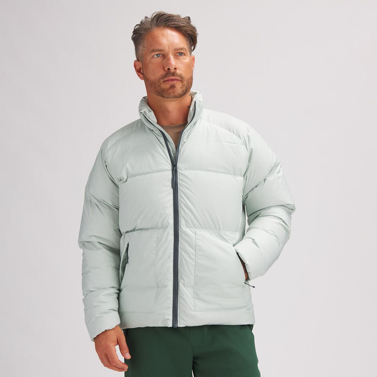 Oversized raglan store puffer jacket