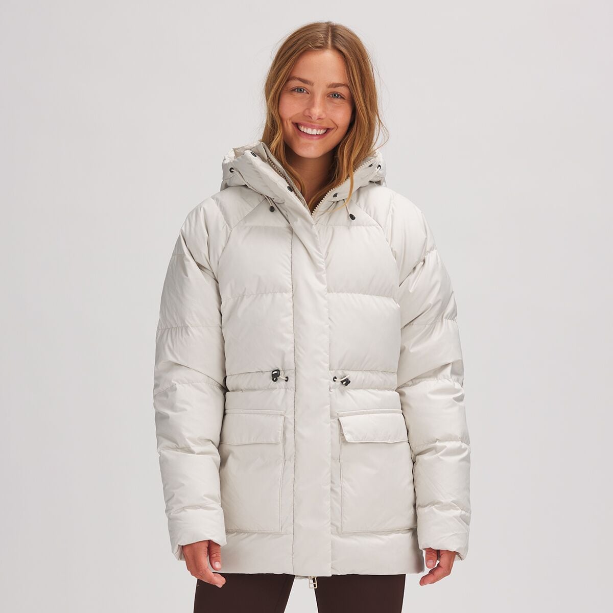 White discount parka women