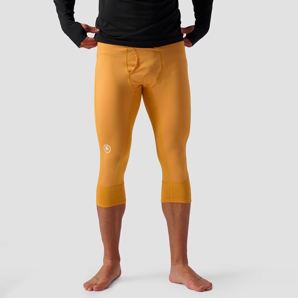 Backcountry Hybrid Grid Fleece 3/4 Bottom - Men's Ermine, M