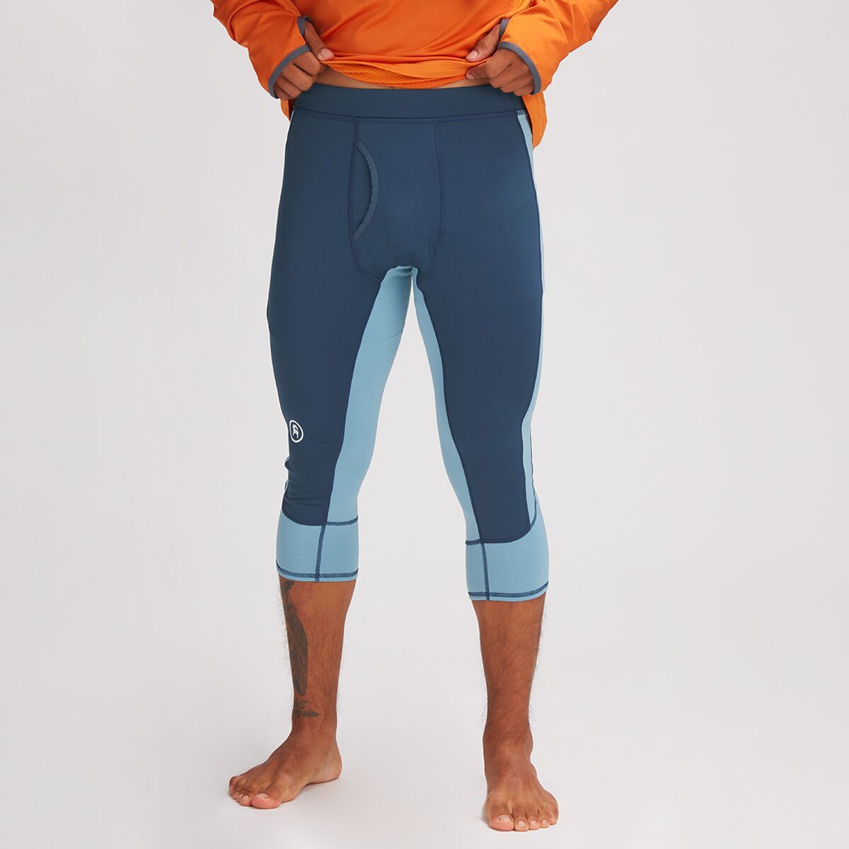 Backcountry Hybrid Grid Fleece 3/4 Bottom - Men's Riptide, XL