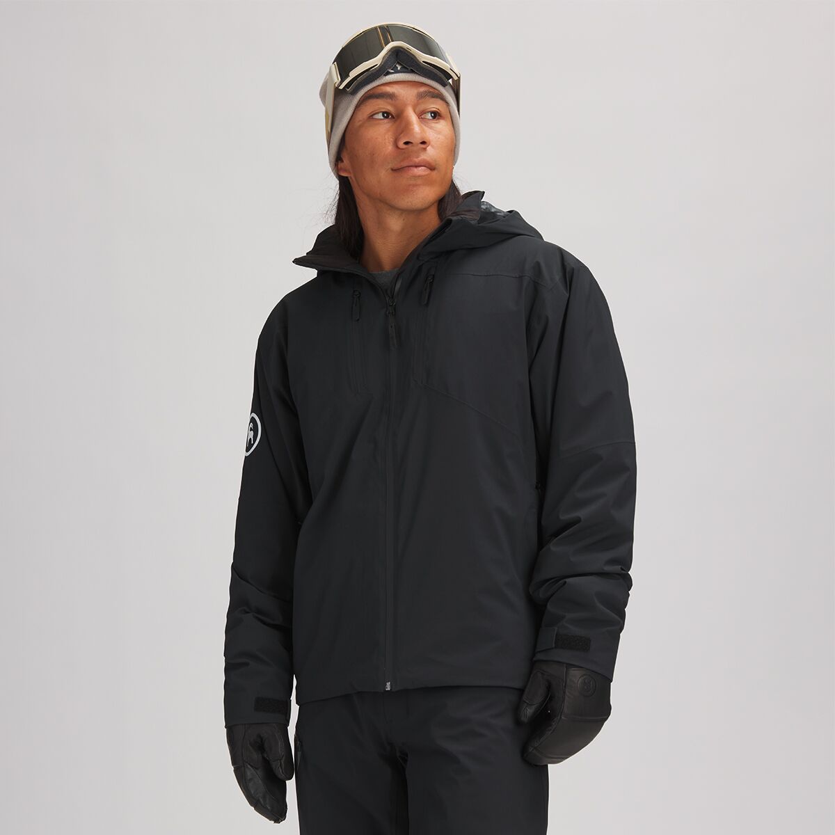 Backcountry Powder Ridge Stretch Insulated Ski Jacket - Men's Black, XL