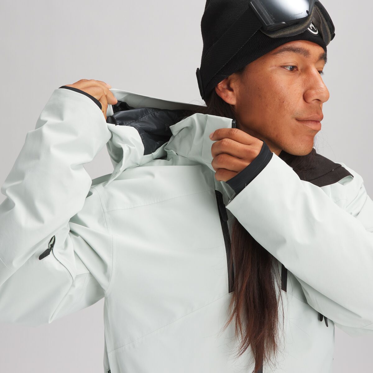 Powder ridge stretch insulated ski jacket men's Clearance