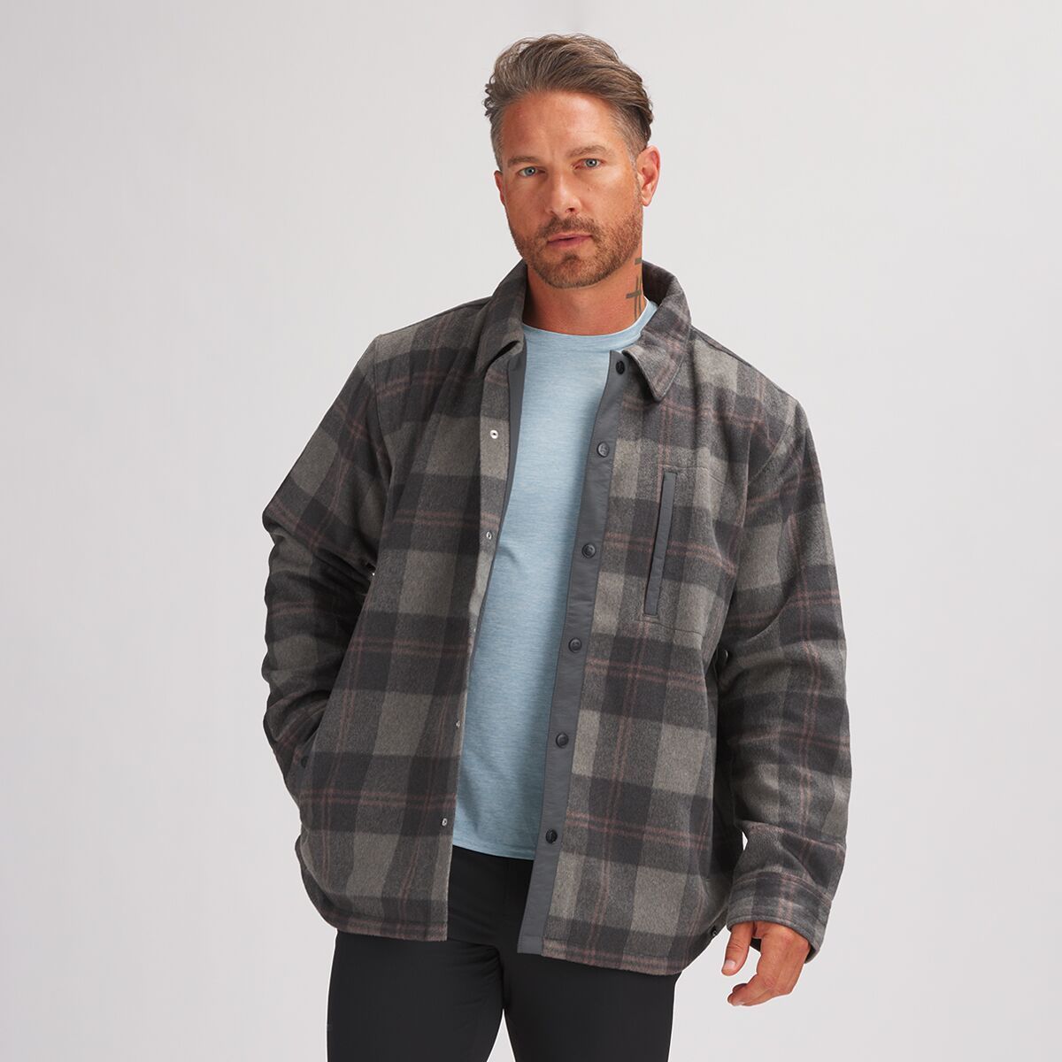 Backcountry Heavyweight Flannel Shirt Jacket - Men's Dawn Patrol Plaid, M
