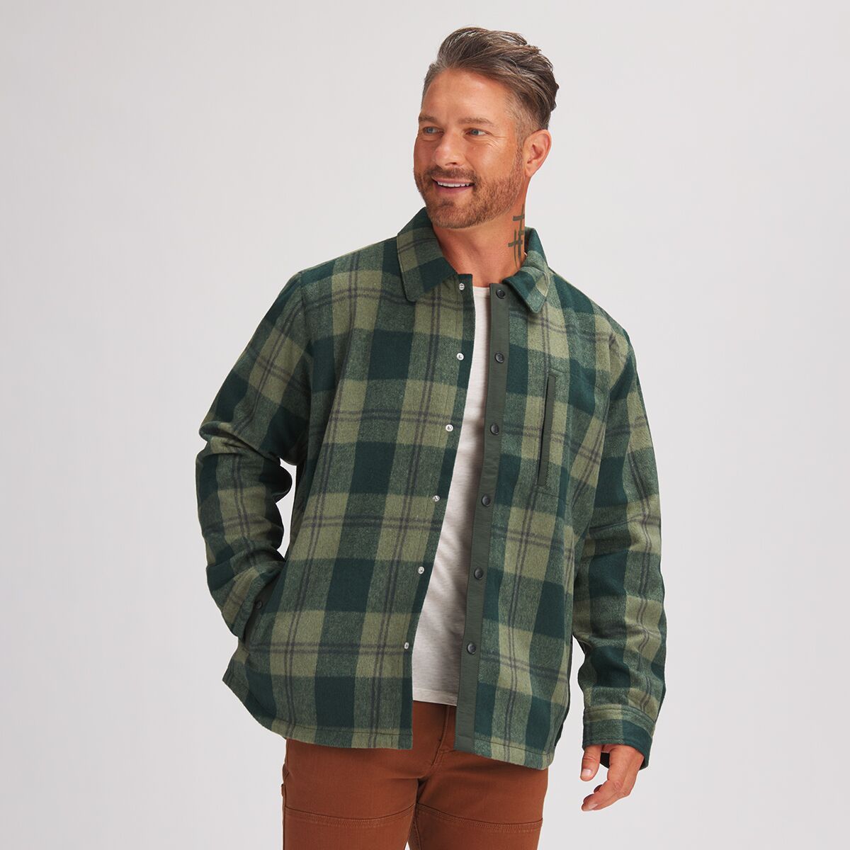 Backcountry Heavyweight Flannel Shirt Jacket - Men's Katahdin Plaid, M