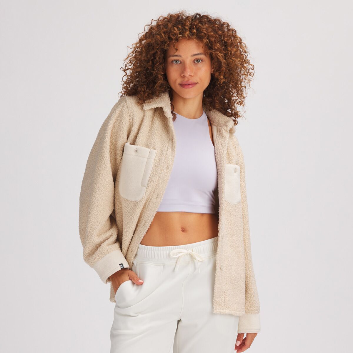 Backcountry Backcountry GOAT Fleece Shirt - Women's Gray Jay, S