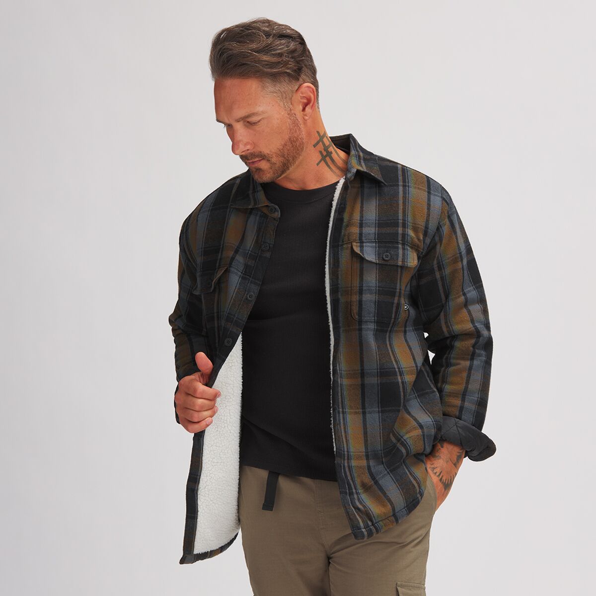 Backcountry Flannel Sherpa Lined Shirt Jacket - Men's product image