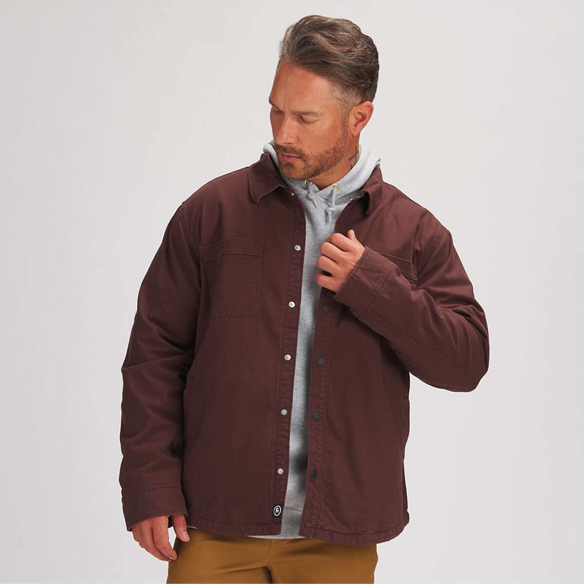 Backcountry Canvas Blanket Lined Shirt Jacket - Men's Cold Brew, M