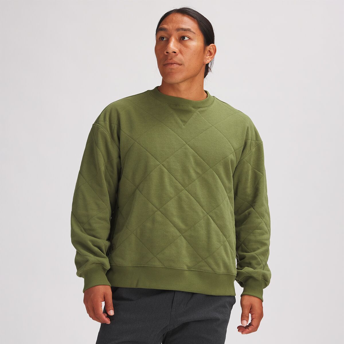 Backcountry Quilted Crew Sweatshirt - Men's Juniper, L