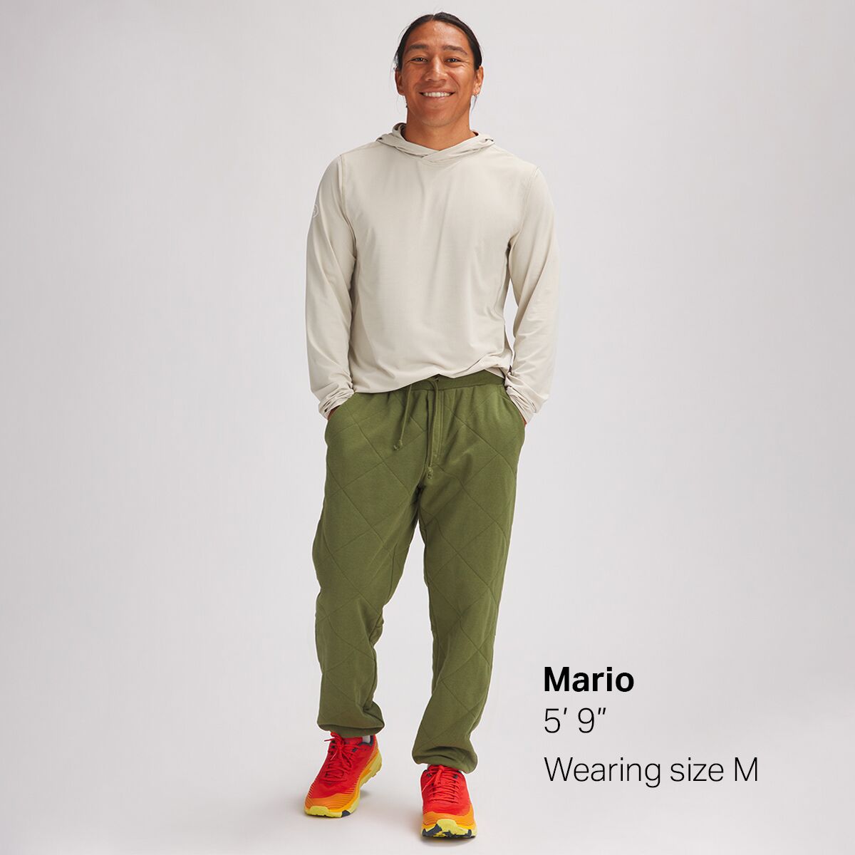 Quilted joggers mens online