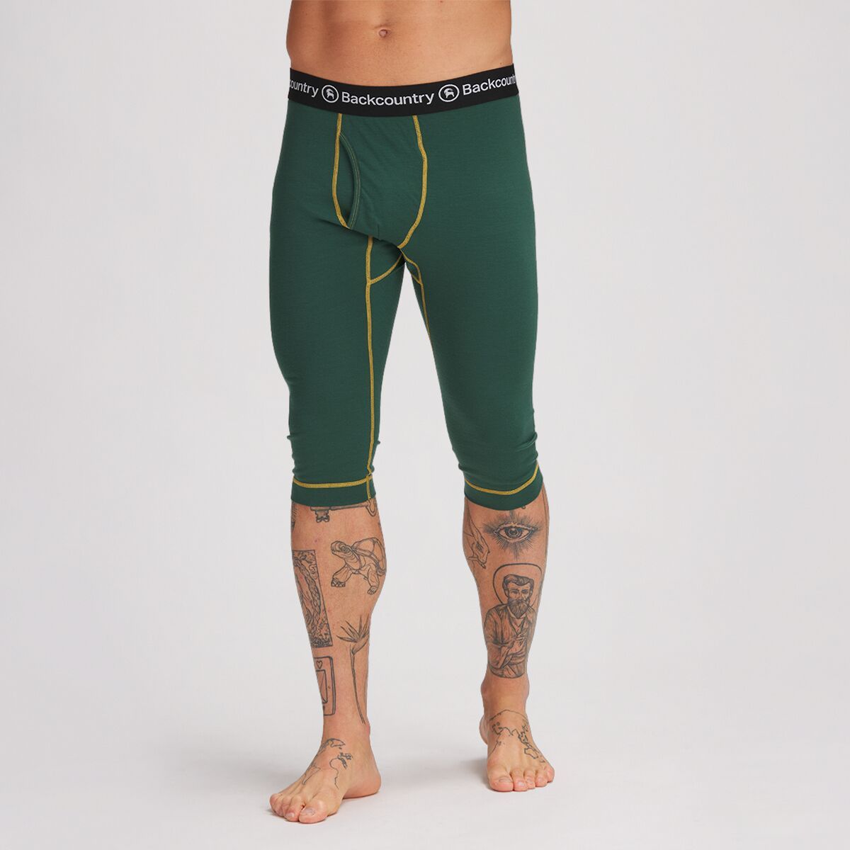Backcountry Spruces Mid-Weight Merino 3/4 Baselayer Bottom - Men's Katahdin, S
