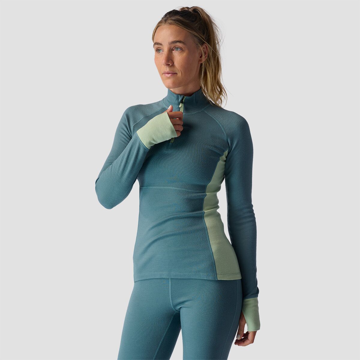 Backcountry Spruces Mid-Weight Merino Baselayer 1/4-Zip Top - Women's