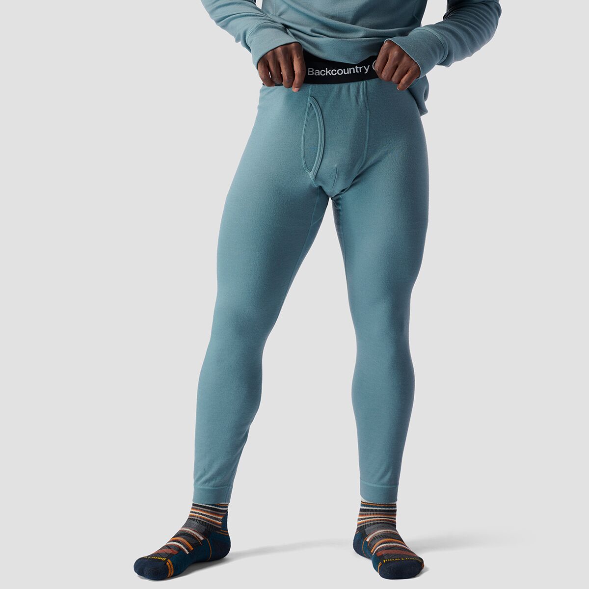 Backcountry Backcountry Spruces Mid-Weight Merino Baselayer Bottom - Men's Goblin Blue, XXL