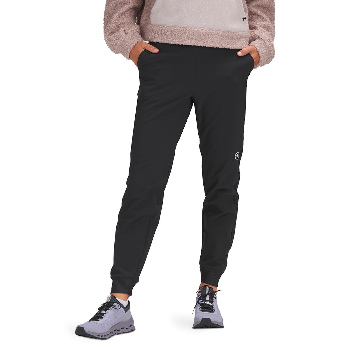 Backcountry Softshell Fleece Lined On The Go Pant - Women's Black, M