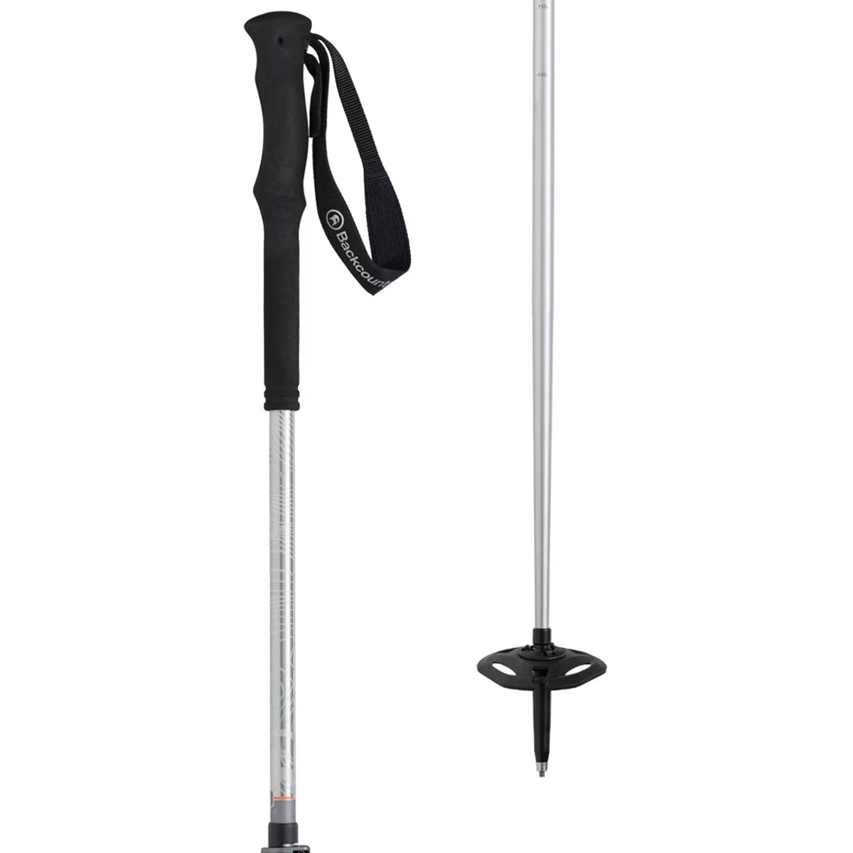 Backcountry Backcountry Aluminum Ski Touring Pole Black Geo Topo, One Size