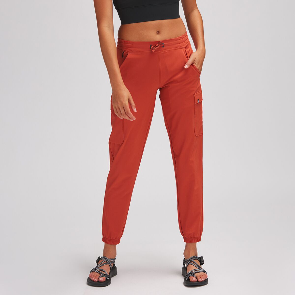 Khaki Cargo Pants with Belt Detail Online Shopping | OXXOSHOP
