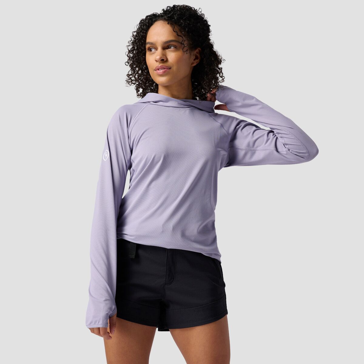 Backcountry Tahoe Sun Hoodie - Women's Lavender Gray, L
